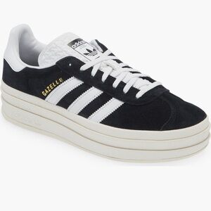 Adidas Gazelle Women's Black and White Sneakers
